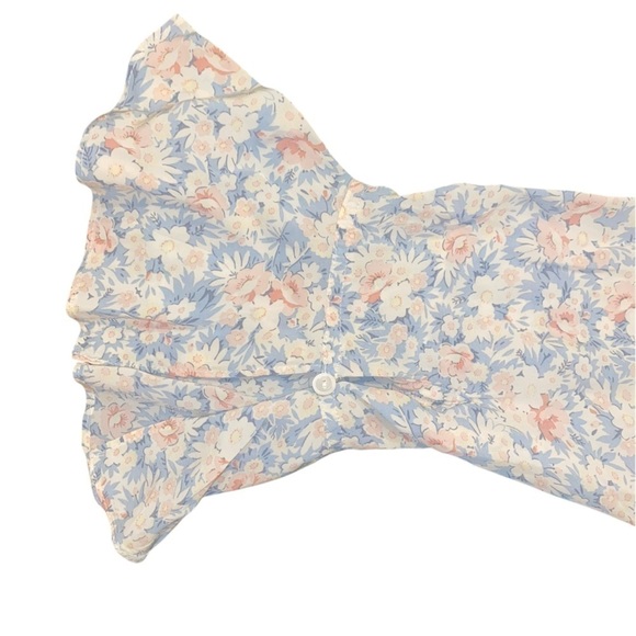 Polo Ralph Lauren  Bishop Sleeve Floral Print  Wrap Dress - Picture 7 of 11